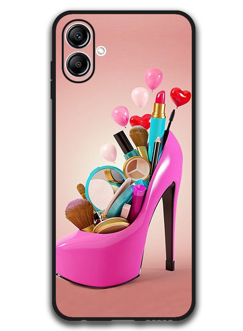 Theodor Case Compatible with Samsung Galaxy A07 6.7 Inch Protection Shockproof Bumper Cover Shoe With Makeup Items - Image 1